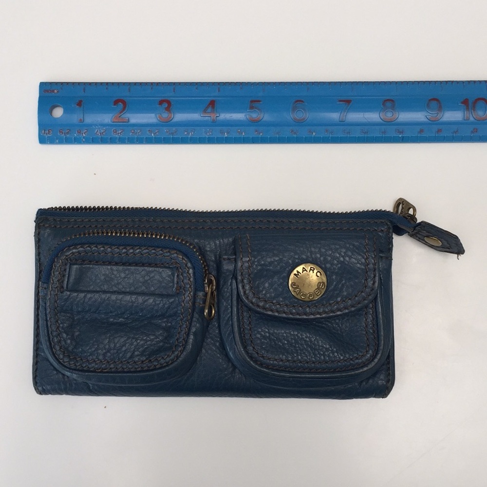 Marc by Marc Jacobs dark aqua/blue wallet